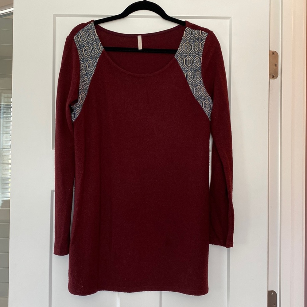Pink Blush Maternity Tunic S